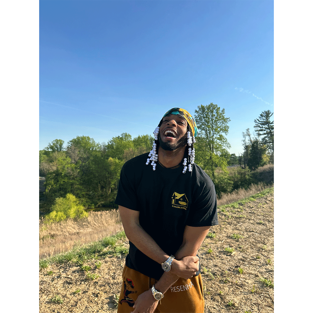 Armani White: BLANCO Black T-Shirt