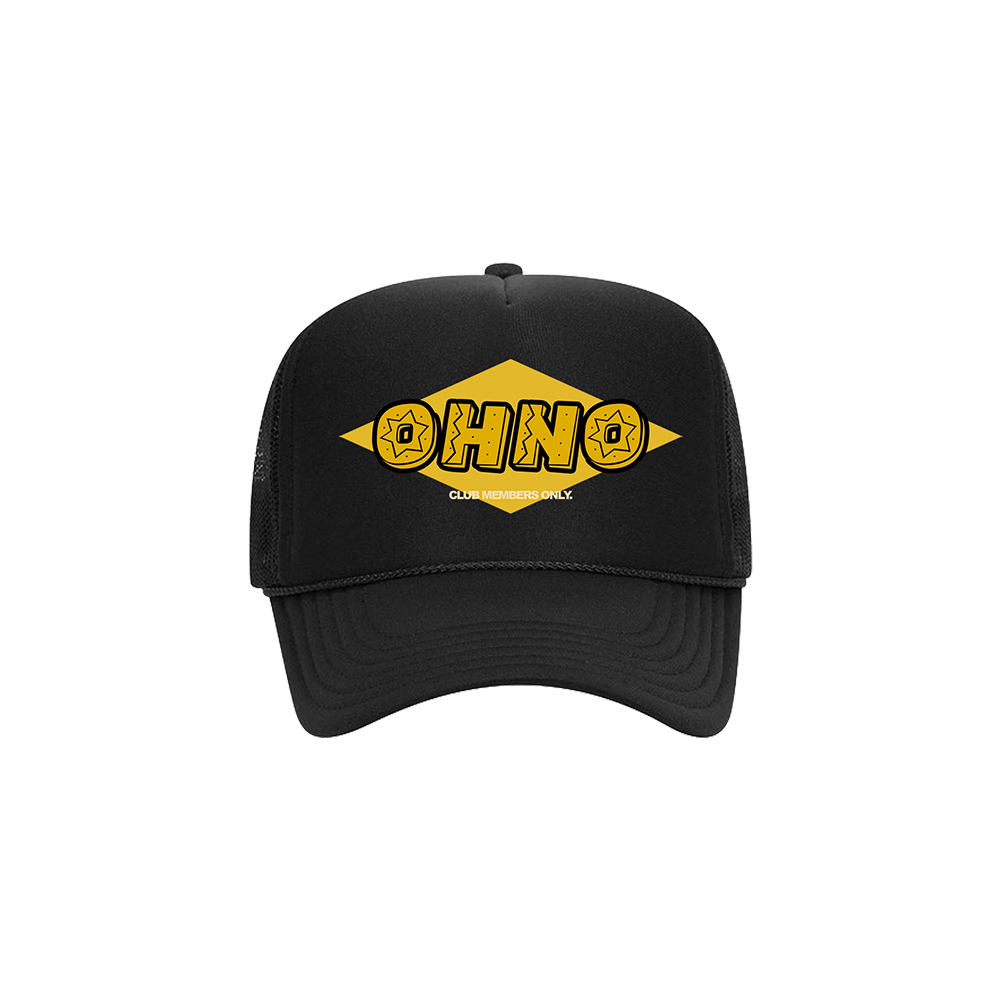 Club Members Only Black Trucker Hat