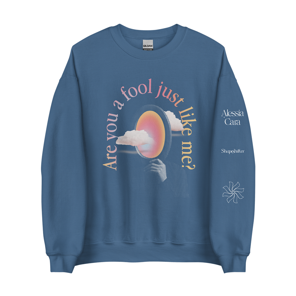Alessia Cara: 'Are You A Fool' Slate Blue Crewneck