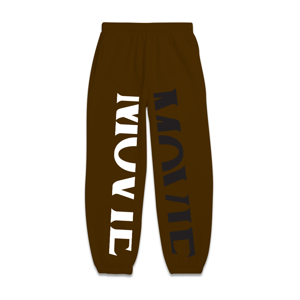 DaniLeigh: Movie Brown Sweatpants Back