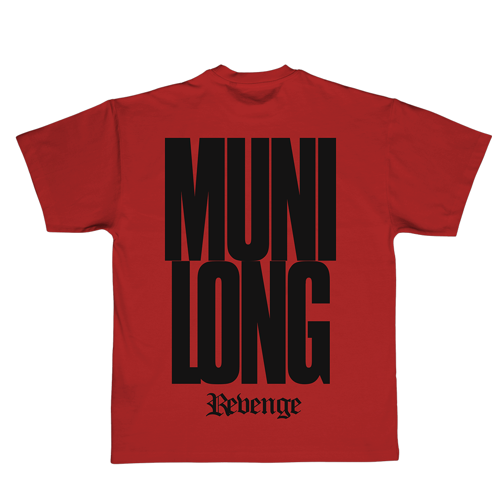 Muni Long, Revenge Red T-Shirt Back