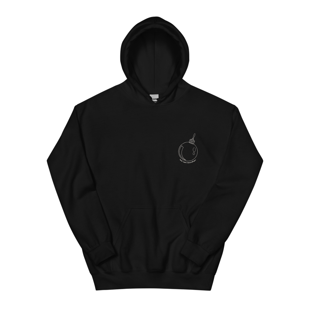DTH Hoodie Black front