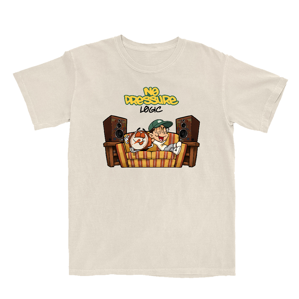 Logic: NO PRESSURE EXTRAVAGANZA LIMITED EDITION TEE FRONT
