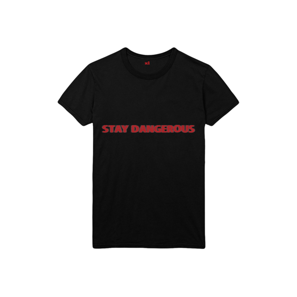YG: Stay Dangerous Black T-Shirt I Front