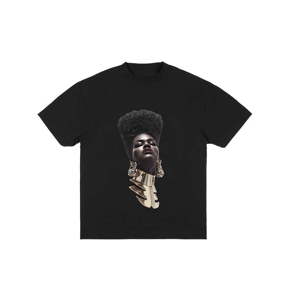 Teyana Taylor: Teyana Head Black T-Shirt Front