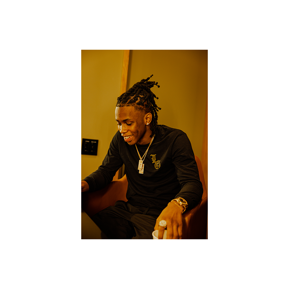 LG Malique: Living Gold Long Sleeve T-Shirt Artist Shot