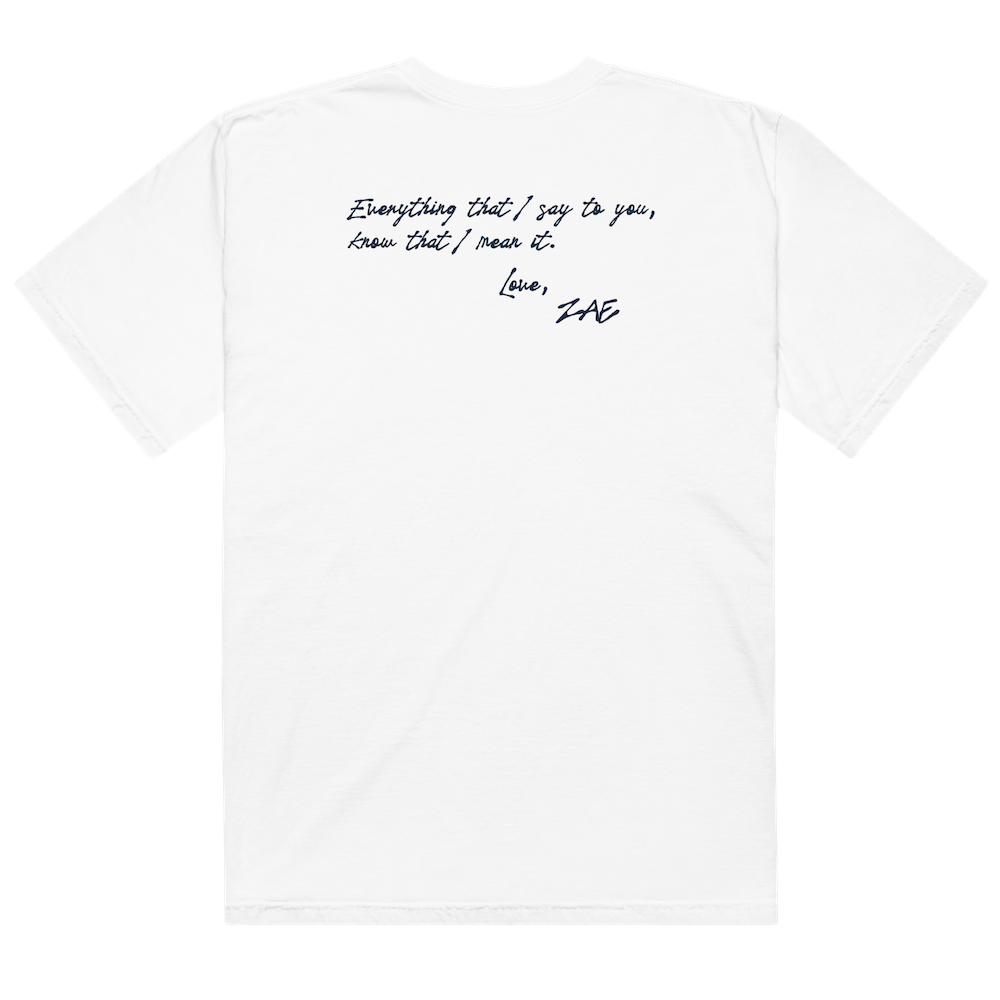 Zae France: Greetings From Zae Shirt Back