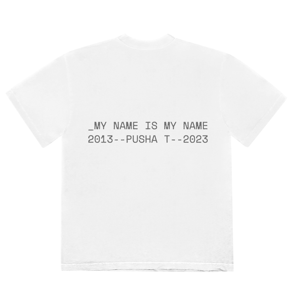 Pusha T: MNIMN BELT PRINT TEE Back