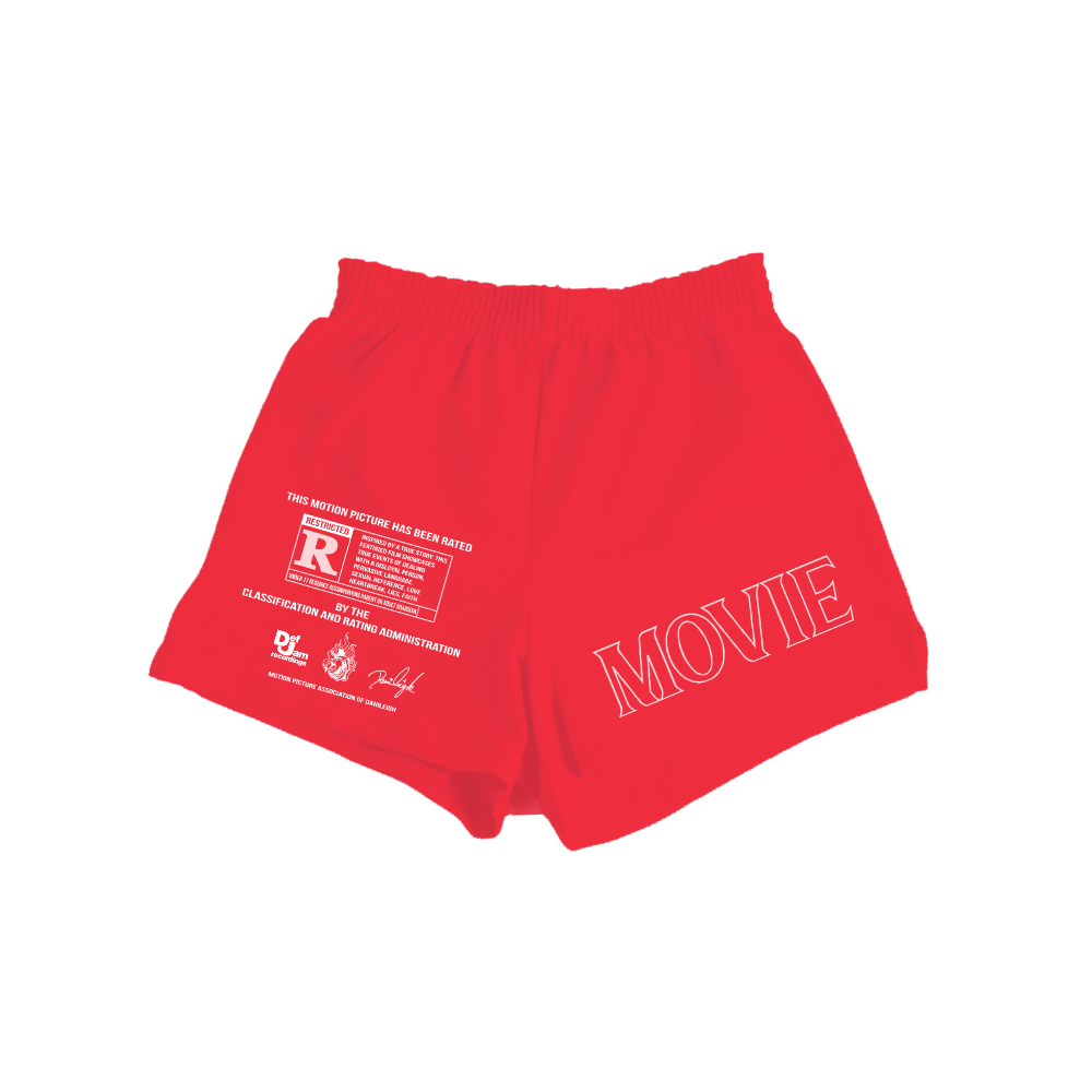 DaniLeigh: Movie Red Shorts Front