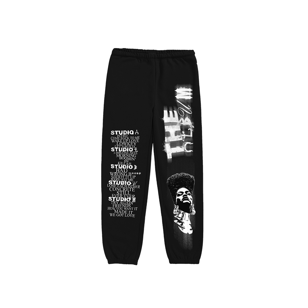 Teyana Taylor: Tracklist Black Sweatpants front