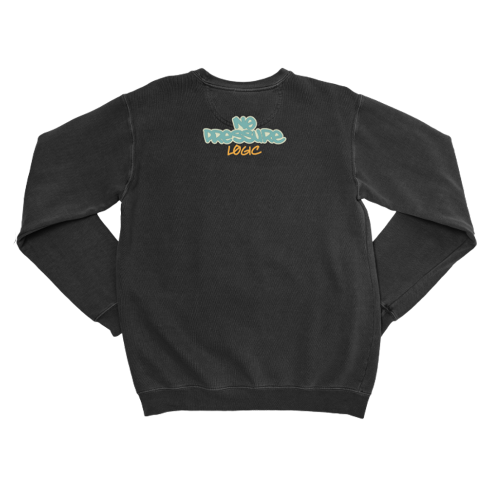 Logic: NO PRESSURE LIMITED EDITION CREWNECK BACK