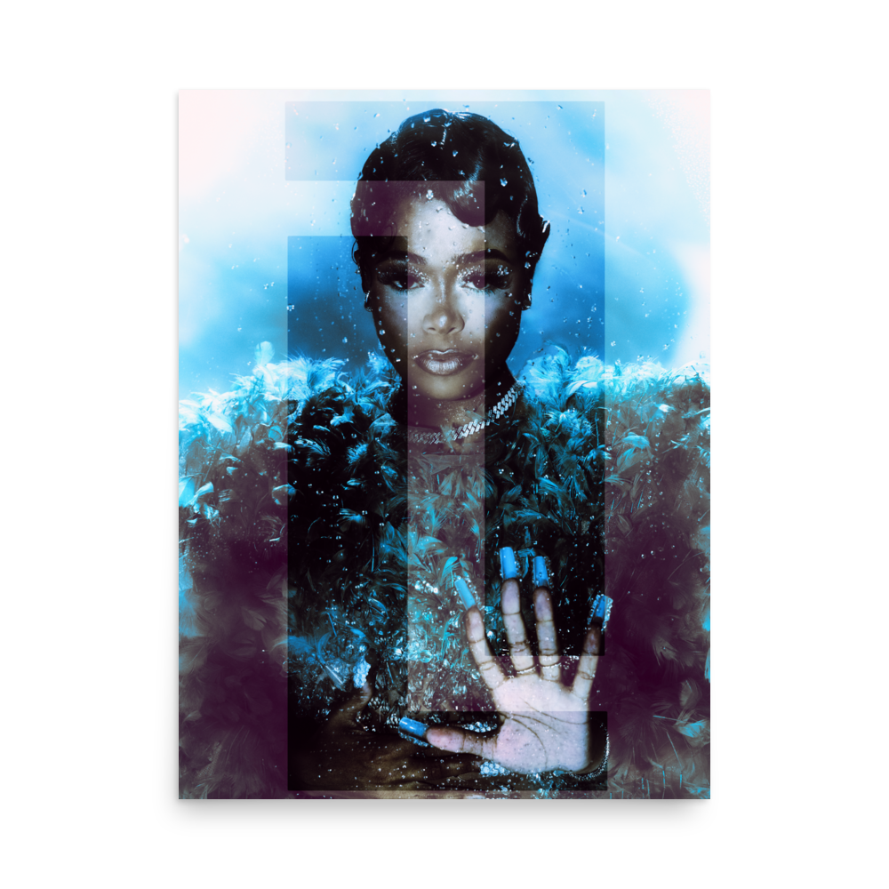 Lady London Signed Poster