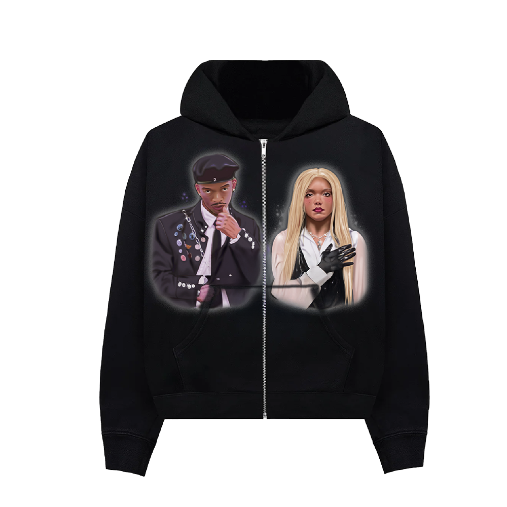 PARTYOF2 Airbrush Hoodie Front