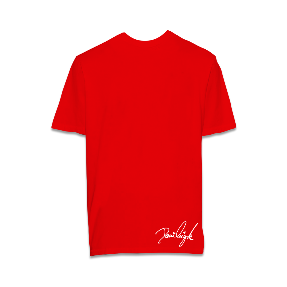 DaniLeigh: DaniLeigh Red T-Shirt Back