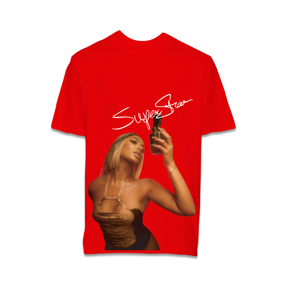 DaniLeigh: DaniLeigh Red T-Shirt Front