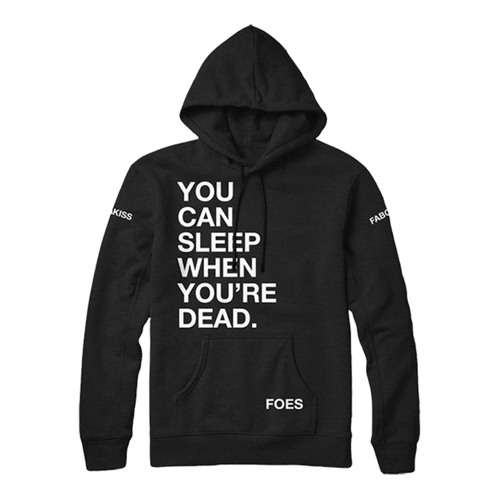 Fabolous & Jadakiss: Sleep When Ur Dead Hoodie Black