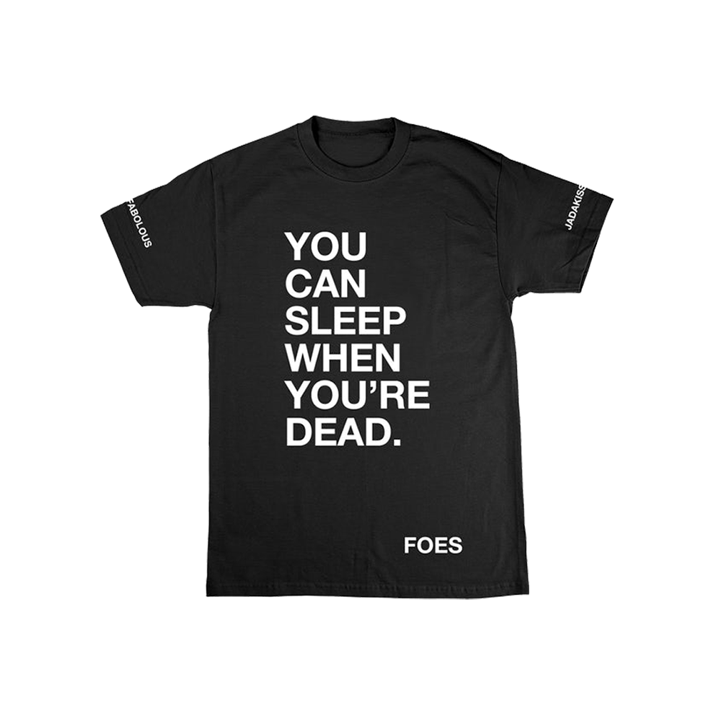 Fabolous & Jadakiss: Sleep When Ur Dead T-Shirt Black
