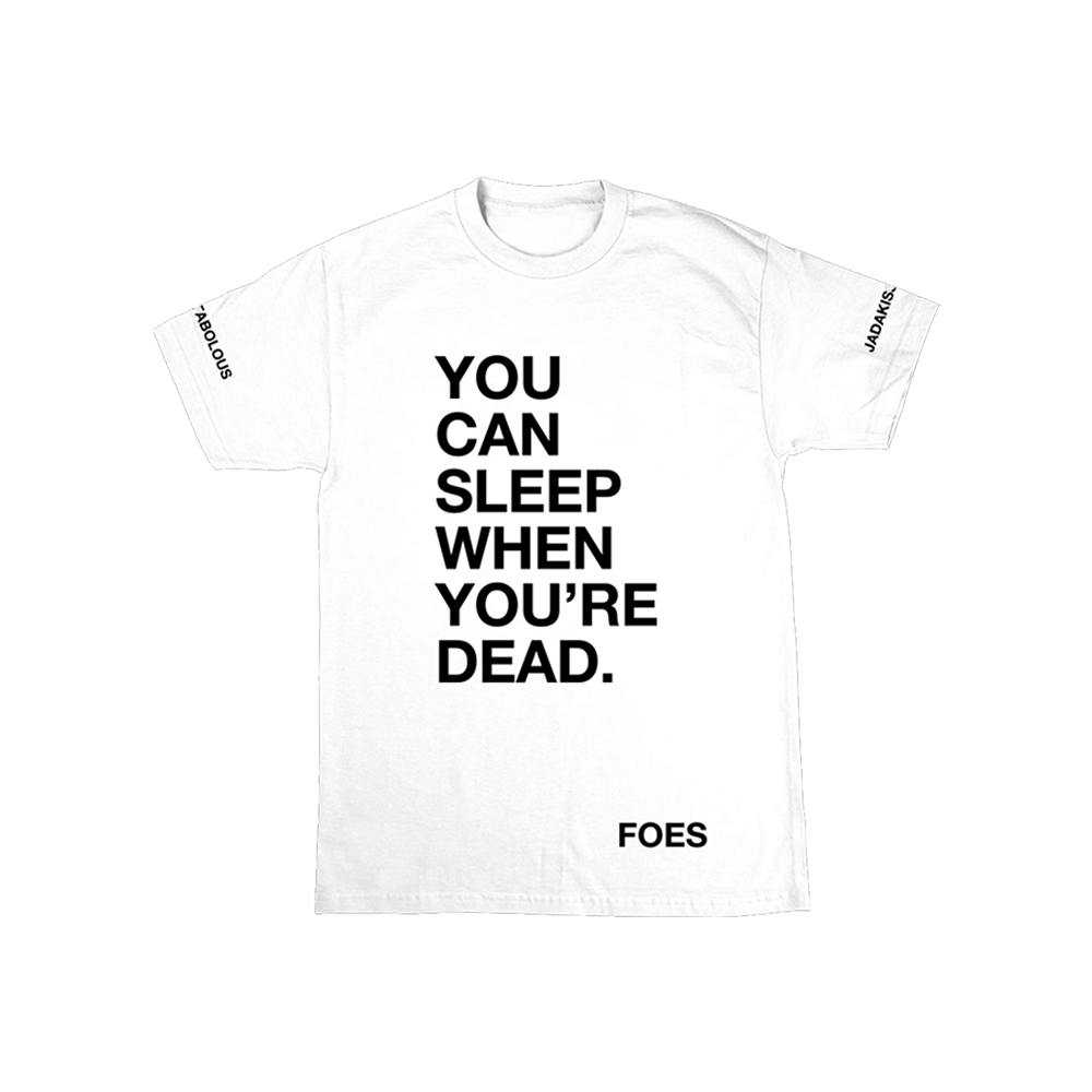 Fabolous & Jadakiss: Sleep When Ur Dead T-Shirt White