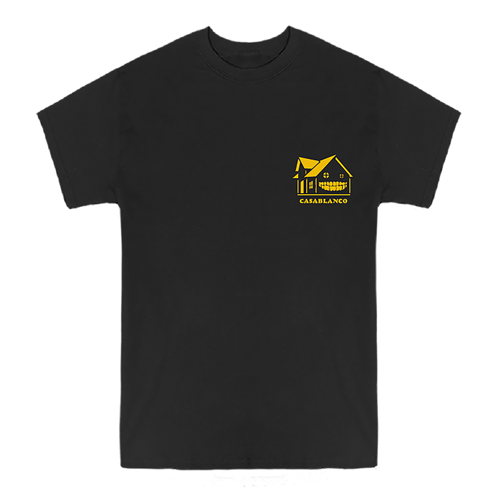 Armani White: BLANCO Black T-Shirt Front