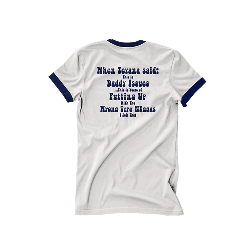 Teyana Taylor: Daddy Issues Ringer T-Shirt back