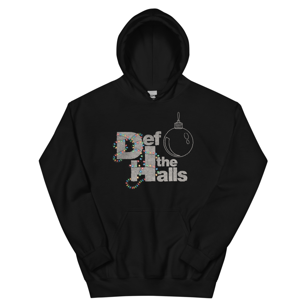 Def The Halls Hoodie black