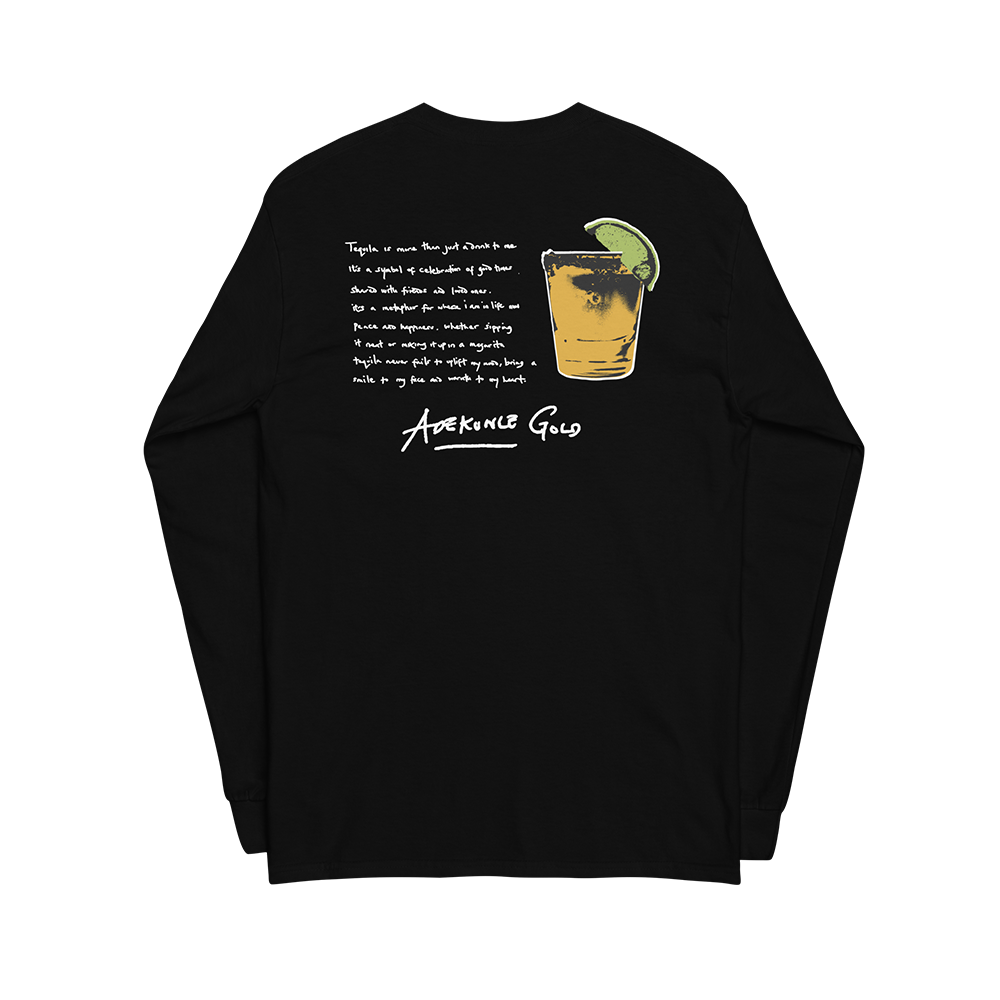 Tequila Love Letter Black Longsleeve back
