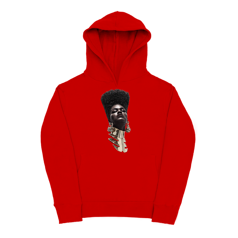 Teyana Taylor: Teyana Head Red Hoodie Front