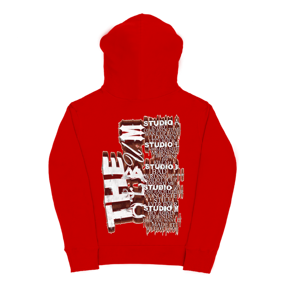Teyana Taylor: Teyana Head Red Hoodie Back
