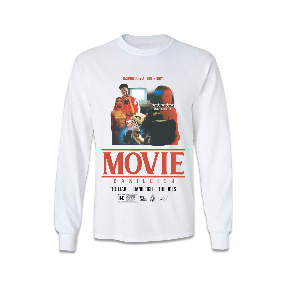 DaniLeigh: Movie White Longsleeve Front